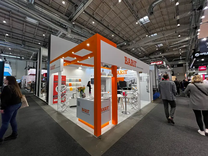 Custom trade show exhibit displayed Chicago