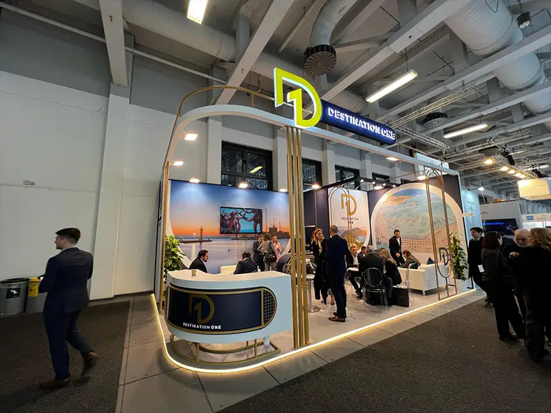 Trade show display rental in Chicago.